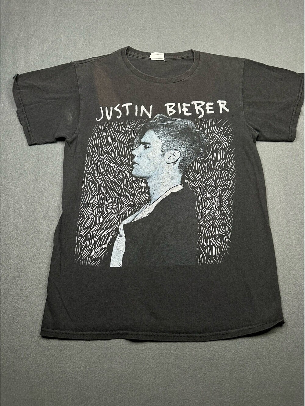 Justin Bieber Purpose World Tour 2016 T-shirt Mens S Double Sided Graphic MINT!